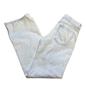 Mango Wide Leg Light Wash Jeans Women’s Size 6